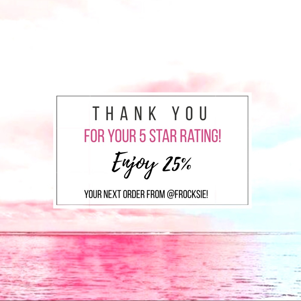 Thank you for your 5 Star Rating!